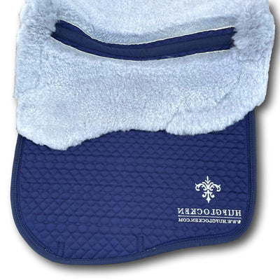 SALE - Original Hufglocken Dressage Pads - Navy & Grey