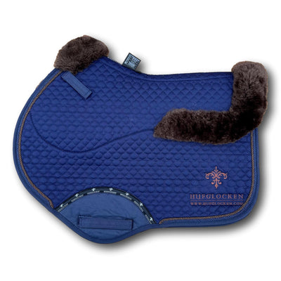 Original Hufglocken Jump Pads - Navy & Brown