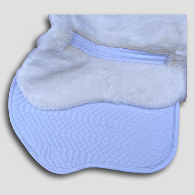 Hufglocken - Sheepskin + Correctional Jumping Pad - White