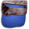 Hufglocken - Sheepskin + Correctional Dressage Pad - Navy/Brown