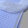 SALE - Hufglocken - Sheepskin + Correctional Dressage Pad - White